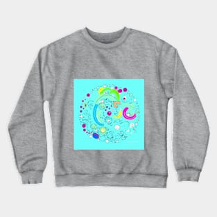 Abstract shapes and lines Crewneck Sweatshirt